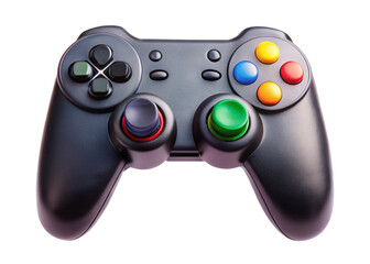 Video Game controller isolated on transparent background