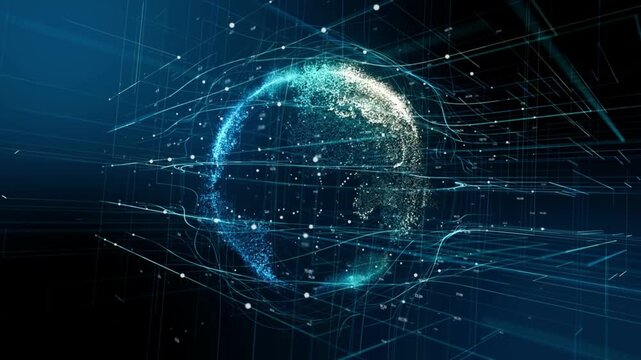 Modern global network telecommunication and internet connection concept 5G wireless digital internet of things future. modern creative - Powered by Adobe