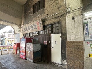 レトロな街、道、建物の写真、昭和レトロ