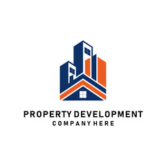 Obraz premium Modern and strong logo for a property development company