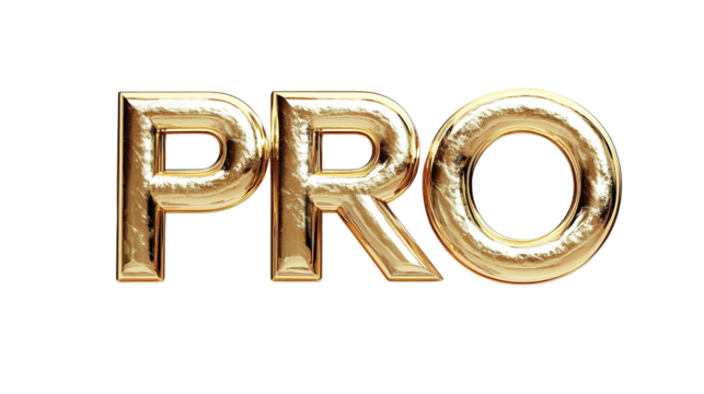 3d golden text with reflection on a white  background png - Powered by Adobe
