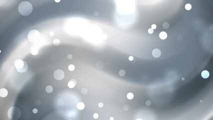 Silver abstract background with blurred light circles, suitable for modern design projects, tech presentations, or futuristic digital artwork. Great for contemporary designs. - Powered by Adobe
