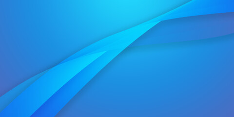 Naklejka premium Abstract illustration background of curve in a blue gradient.