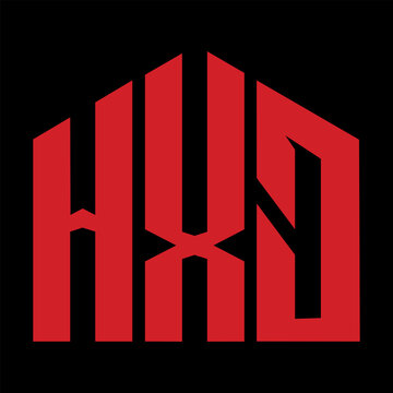 HXD letter design. HXD letter technology logo design. HXD Monogram logo design for an entrepreneur and business