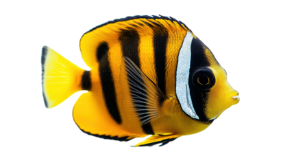 tropical fish isolated on white