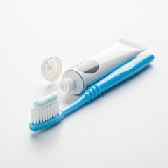 toothbrush and toothpaste