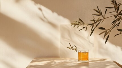 Drink still life studio shot