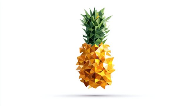 Low-poly pineapple illustration - Powered by Adobe