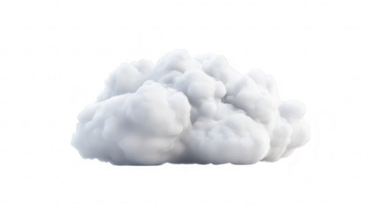 A fluffy. white cloud floats gently against a bright. clear background. creating a serene atmosphere ideal for nature-themed projects and digital media