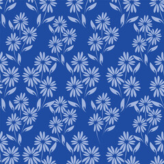 seamless abstract floral nature pattern Design