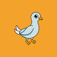Fototapeta premium vector illustration of a dove