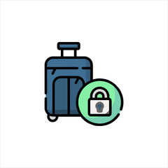 Suitcase with Lock