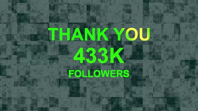 Thank you, 433.k or followers celebration design, Social Network friends, followers celebration background.......
