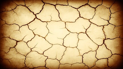 Cracked Dry Earth Surface Parched Land Texture Background