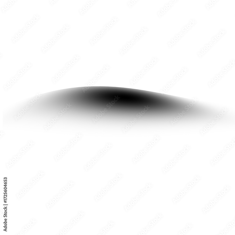 Poster black gradient shadow effect isolated on transparent background for overlay