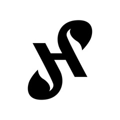 Creative Letter H logo design