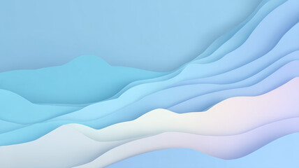 Fototapeta premium Minimal pastel blue abstract background