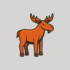 Fototapeta premium vector illustration of a deer
