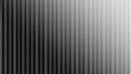 Obraz premium Black and white vertical striped abstract background with soft gradient lighting and vignette effect, perfect for modern design, digital art, presentations, and creative graphic projects