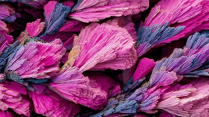 Close Up of Vibrant Pink and Blue Pencil Shavings with Textured Artistic Style