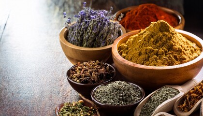dried herbs and spices