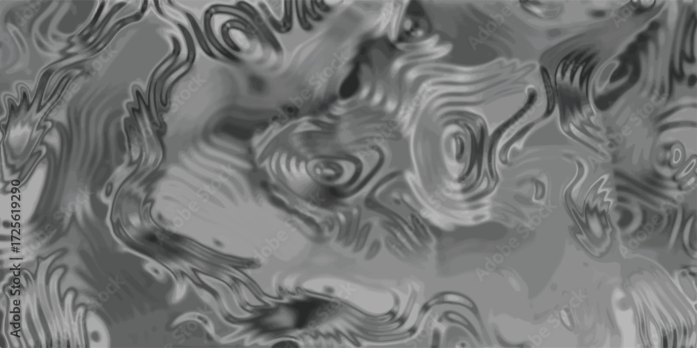 Aufkleber abstract fluid design in grayscale showing swirls and organic shapes creating a textured background 