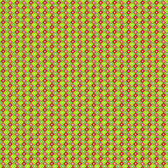 A seamless pattern featuring bold lime green and deep red squares arranged in a striking geometric layout. The design alternates vibrant lime green blocks with rich red squares.