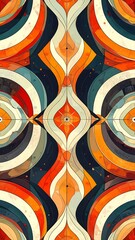 Abstract symmetrical pattern