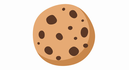 Sweet Delights: A Hand-Drawn Chocolate Chip Cookie