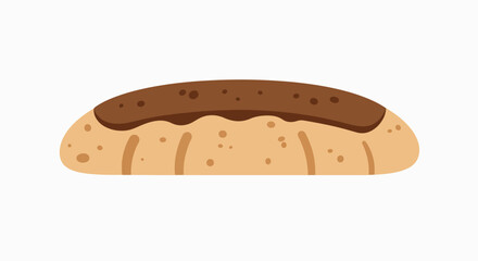 Sweet Chocolate Swirl: A Delightful Bread Illustration