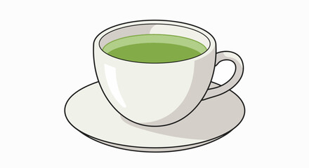 Serene Matcha Moment: A Cup of Tranquility