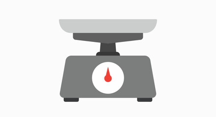 Precise Measurement: Simple Kitchen Scale Icon
