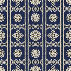 seamless pattern thai floral