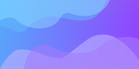 Banner background, blue and purple gradations, colorful, wavy effect stye, memphis. eps10, website, poster