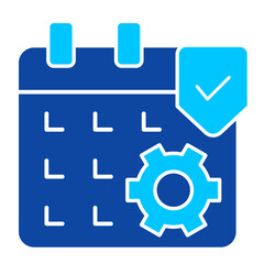 Calendar-Check Blue Icon