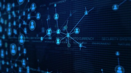 social network background networking and data connection exchanges customer profile online global business - Powered by Adobe