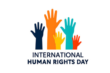 Fototapeta premium Happy Human Rights Day