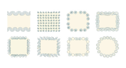 Discover these elegant decorative borders perfect for invitations, stationery, and crafting beautiful designs with a touch of unique charm