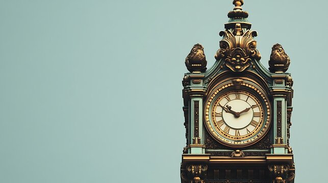  A decorated big ben clock tower 