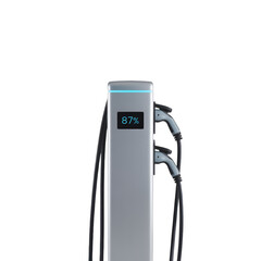 gas pump isolated on white background