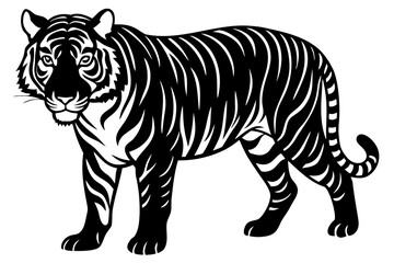 A realistic tiger