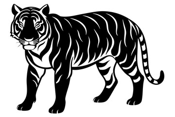 A realistic tiger