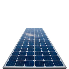 solar panel isolated on white