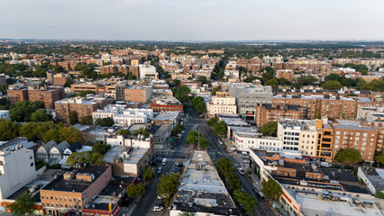 Fototapeta premium City showcasing its urban landscape and architectural layout