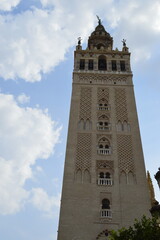 Torre da catedral de Sevilha na Espanha