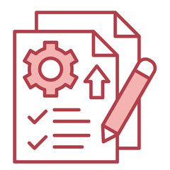 Checklist red Icon