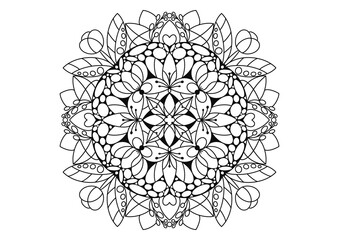 Mandala Art Work hand writing set 1 B