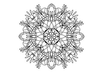 Mandala Art Work hand writing set 1 A