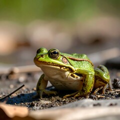Close-up of a frog