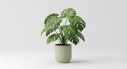 Monstera plant in pot